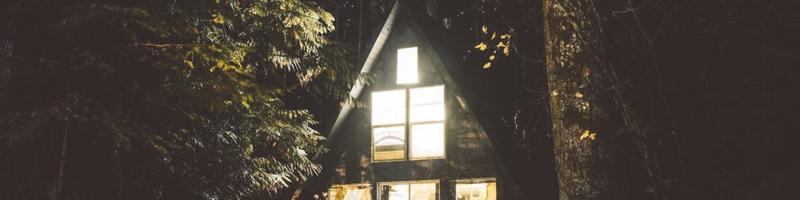 Dormir dans une cabane aux USA dans les Cascades.